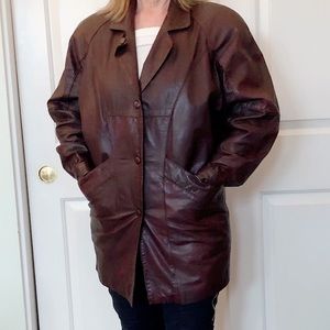 Vintage Leather Coat